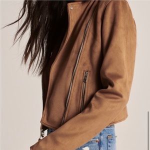 Abercrombie Vegan Suede Jacket | Size XS